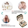 thumbnail image 4 of Firefly Travel Portable Jewelry Organizer Box with Earring Holder, Bracelet Holder, and Necklace Organizer for Girls and Women, 4 of 6