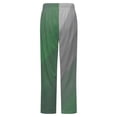 thumbnail image 6 of Abstract Vector Green Grey Vertical Stripes Winter Female Pants Flannel High Waist Women Pants Lady Warm Straight Leg Plush Trousers, 6 of 7