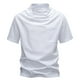 thumbnail image 2 of pstuiky camisetas para hombre, Camiseta de manga corta con doble costura para hombre, talla grande, con base en barbecho camisetas de hombre l, 2 of 4