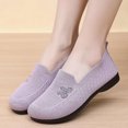 thumbnail image 6 of Xiaoxatg Women's Casual On Shoes Breathable Mesh Flat Footwear Comfortable Walking Sneakers for Everyday Activities Beach School and Parties 7 Purple, 6 of 9