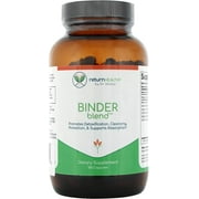 Binder Blend - Toxin Binder Supplement, 180 Capsules - 90 Servings - 960mg Activated Charcoal & 480mg Organic Chlorella - Bloating Relief - Bentonite Clay