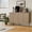 Natural, variant on TOPCOMFY Buffet Cabinet with Storage, Multifunctional Storage Cabinet with 4 Doors, Modern Sideboard Buffet Credenzas for Living Room - Black