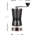 thumbnail image 6 of Vucchini Coffee Grinder Ceramic Burr Manual 6 Precise Settings Black, 6 of 8