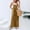 Yellow, variant on Letdown Womens Overalls Loose Fit Cotton Linen Bib Overall Wide Leg Jumpsuit Rompers with Pockets