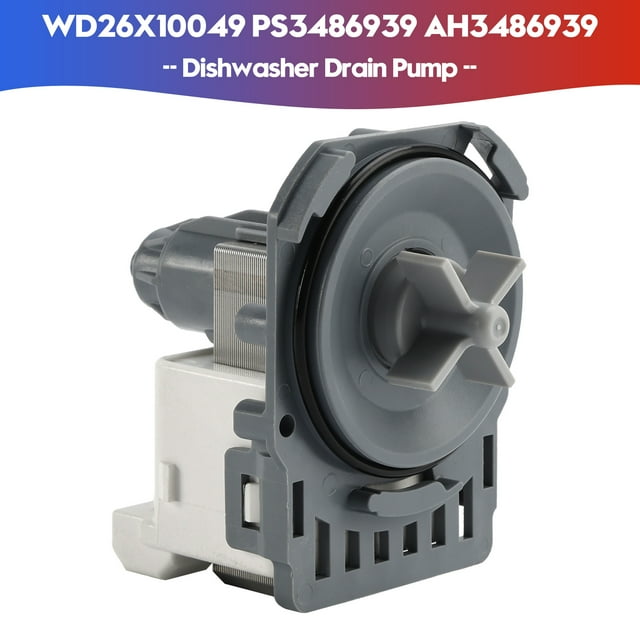 WD26X10049 PS3486939 AH3486939 Pompe de Vidange pour Lave-Vaisselle
