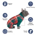 thumbnail image 4 of Pijama navideño para perros Spark Paws Recovery, 3XL, verde/rojo, 4 of 8