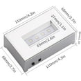 thumbnail image 3 of Onepec LED Light Base with 7 Color Lights 9 Lighting Modes,Lighted Bases,Lighted Base for Glass Art,Nice Crystals LED Base Party Decor(Silver), 3 of 7