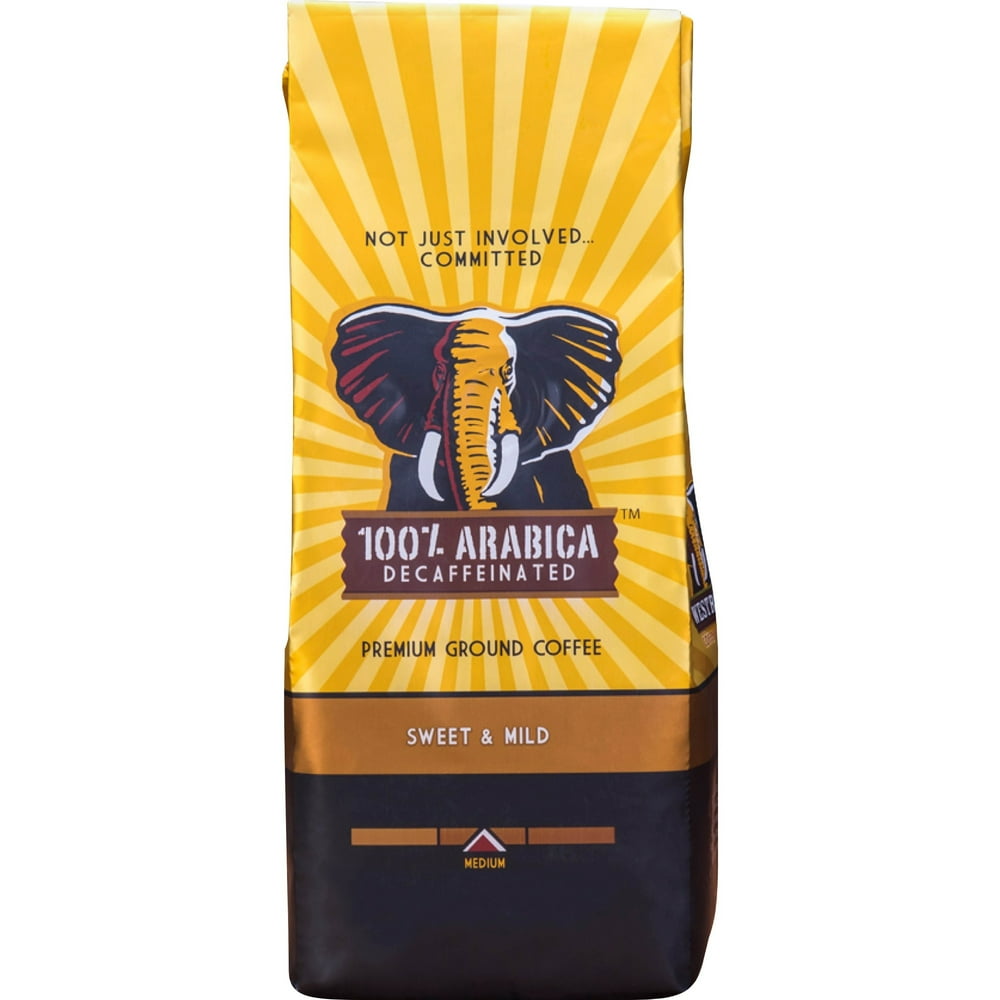 Coffee 100 Percent Arabica Decaffinated Ground Coffee