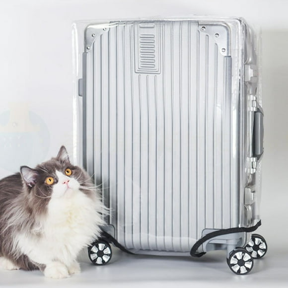 TIMIFIS Luggage Protector Suitcase Cover Clear Pvc Suitcase Cover Protectors Luggage Cover for Wheeled Suitcase Fits Most Closet Organizer