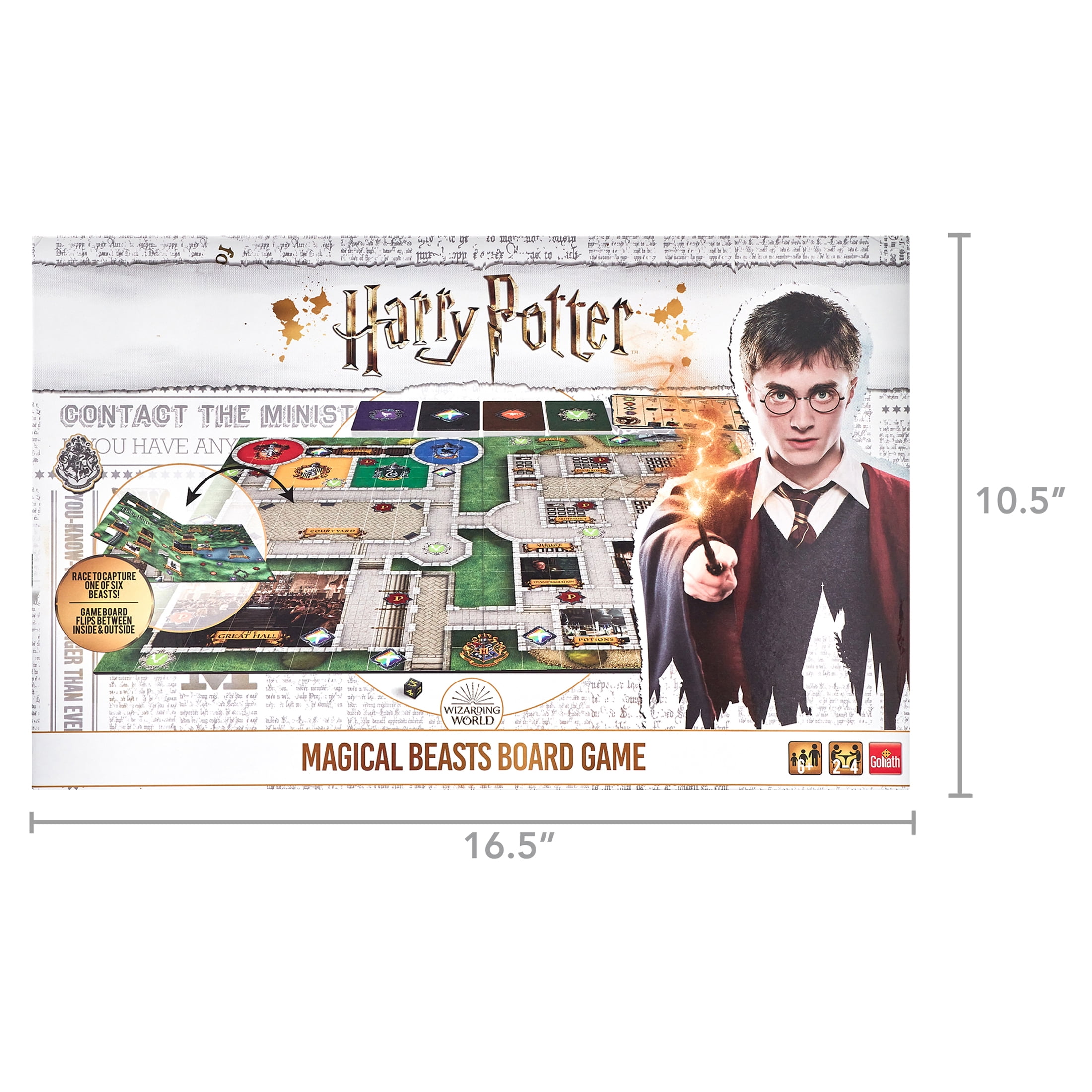 Pressman Toys - Harry Potter Magical Beasts Board Game for Kids & Families