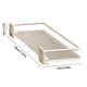 thumbnail image 3 of Estante de baño acrílico blanco lechoso, transparente, para pared, para lavabo, almacenamiento, estantes acrílicos, 3 of 6