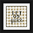 thumbnail image 1 of Shamp, Cindy 26x26 Black Ornate Wood Framed with Double Matting Museum Art Print Titled - Let Us Gather, 1 of 4