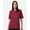Wine, variant on Harriton M105W Women's Maverick CVC Pique Polo-Wine-L