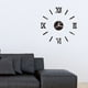 thumbnail image 5 of Reloj de pared 3D DIY moderno sin marco con efecto espejo grande para decoración del hogar, sala de estar y dormitorio (negro), 5 of 5