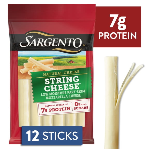 Sargento® Natural String Cheese Snacks, 12-Count