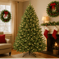 thumbnail image 4 of 6FT Artificial Christmas Tree Premium Pine Xmas Tree with PVC Tip, Christmas Tree Holiday Party Decor for Home Office, Foldable Stand, Easy Assembly, 4 of 7