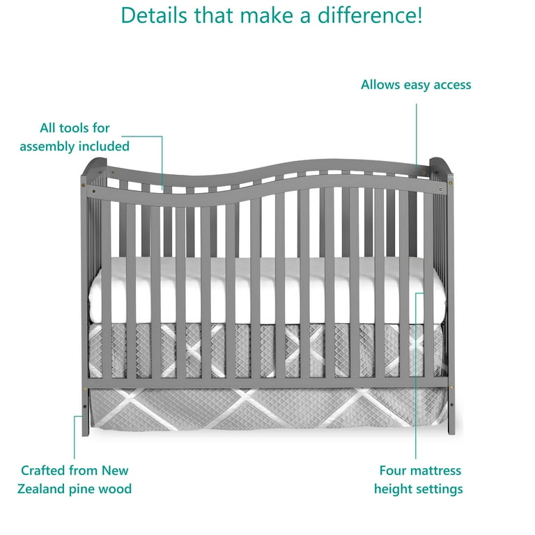 Dream on me chelsea 5 in 1 convertible crib instructions online