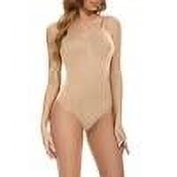 OGLCCG Bodysuit for Women Butt Lift Slimming Adjustable Straps Postpartum Shapewear Seamless Spaghetti Strap Thong Bodysuit