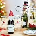 thumbnail image 3 of Holiday Wine Bottle & Glass Holders - Snowman, 3 of 7