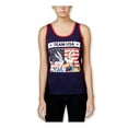 thumbnail image 2 of Freeze CMI Inc. Womens Looney Tunes Team USA Tank Top, Blue, Juniors, X-Small, 2 of 2