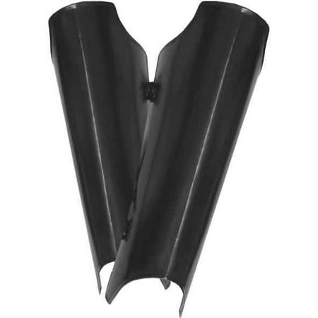 Blackened Markward Greaves Medieval Armor