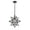 Black, variant on Claxy 12.4" Black Moravian Star Pendant Light with Seeded Glass Shade
