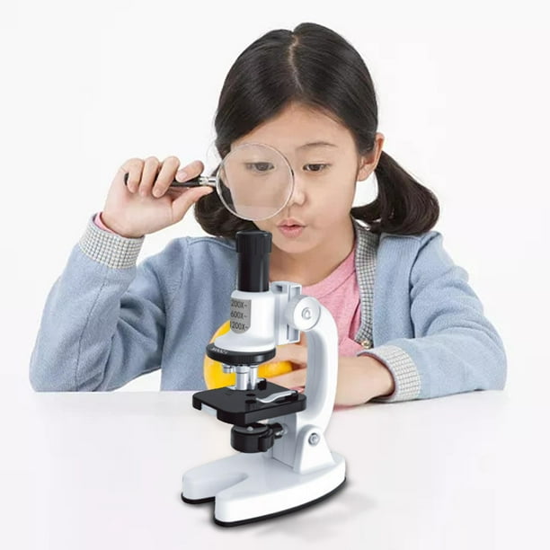 de juguete de microscopio para , microscopio biológico , juguete de aprendizaje de ciencia de exploración científica 1200x para boratorio , CUTICAT Microscopio para niños