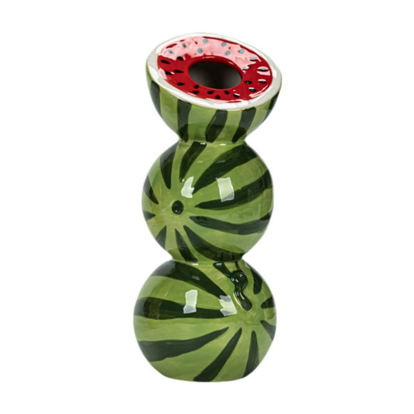 simhoa Ceramic Fruit Bud Vase Decorative Flower Vase for Bedroom Office Living Room