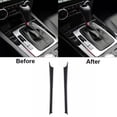 thumbnail image 1 of For Mercedes for Benz for W204 Custom Made Carbon Fiber Gear Shift Side Covers, 1 of 4