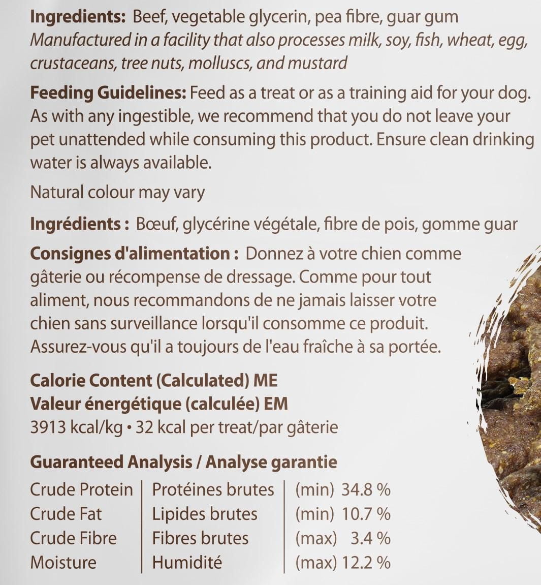 Caledon Farms Beef Jerky Dog Treats Value Pack