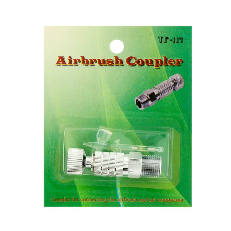 AIRBRUSH QUICK Release DISCONNECT COUPLER 1/8 QD PLUG Adapter Fitting Air  Hose 