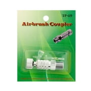 Master Airbrush Quick Release Disconnect Coupling with Plug - 1/8 BSP Male & Female Airbrush Hose Adapter