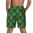 thumbnail image 4 of Haiem Christmas (2) Mens Swim Trunks with Compression Liner 2 in 1 Swimming Shorts Stretch Swimwear Quick Dry,Board Shorts-X-Large, 4 of 9