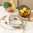 thumbnail image 3 of Clearance Deals！！Rice Strainer 9x5 Inch Plastic Rice Washer With Holes And Ergonomical Handle Multifunctional Fruit Washing Bowl For Cleaning Fruits Vegetables Transparent Rice Wash, 3 of 8