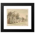 thumbnail image 2 of Jan Striening 24x20 Black Modern Framed Museum Art Print Titled - Gate of the Slot Van Heemstede (1865), 2 of 5
