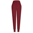 thumbnail image 7 of AherBiu Women Trackpants Drawstring High Waisted Yoga Pants Activewear Joggers Athletic Pants with Pockets, 7 of 7