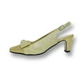 thumbnail image 3 of FLORAL Emma Women's Wide Width Evening Dress Shoes for Wedding, Prom, & Dinner GOLD 7, 3 of 6