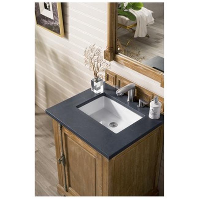James Martin Furniture 238 105 V26 Drf 3csp 26 In Providence Driftwood Single Bathroom Vanity Cabinet With 3 Cm Charcoal Soapstone Quartz Top Sink Walmart Com Walmart Com
