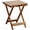 1-brown Rectangular Table, variant on Outdoor Small Table Square Folding Wooden Patio Side Table Furniture Table for Adirondack Chair, Balcony, Porch, No Assembly Required, Black