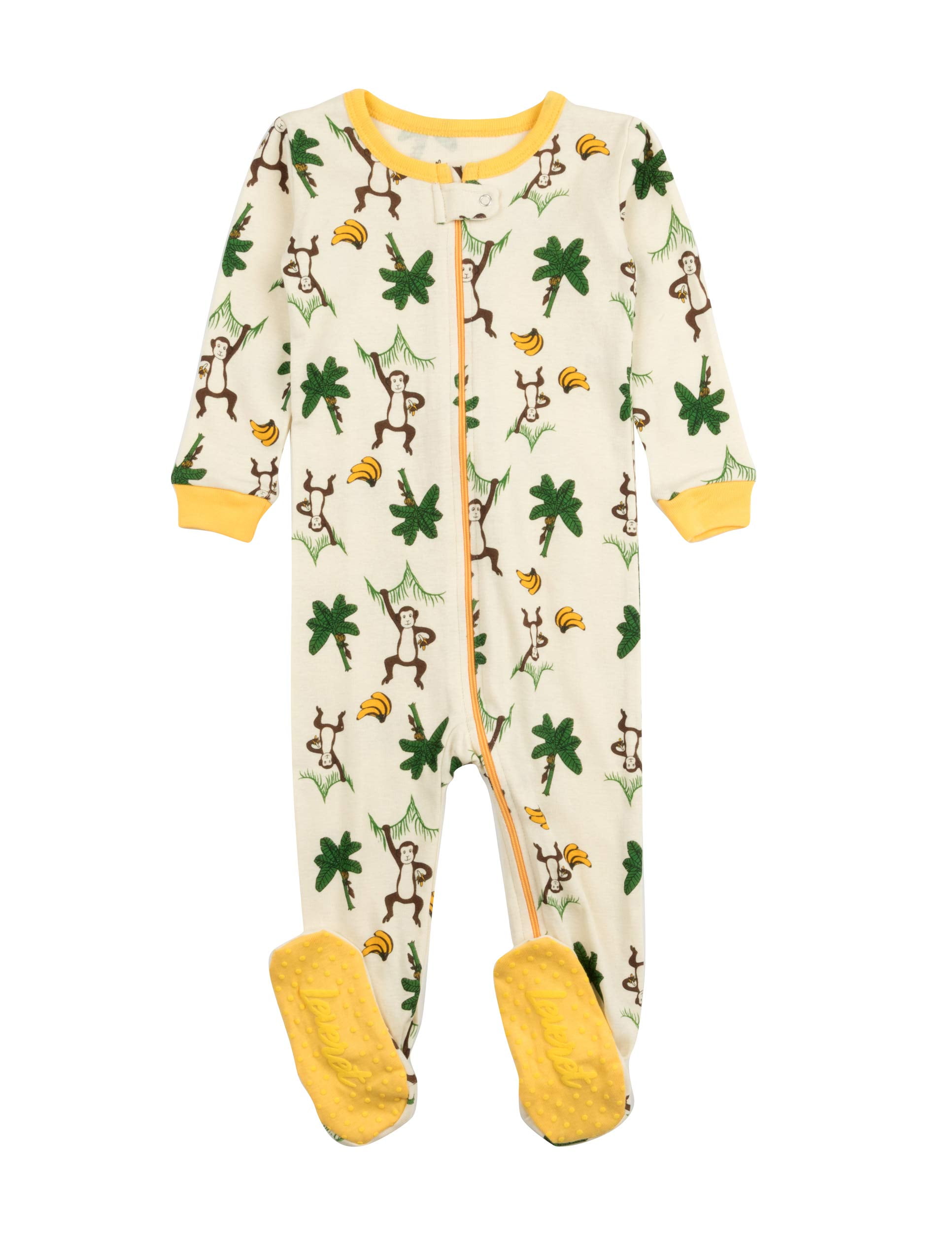 12 month cotton footed pajamas