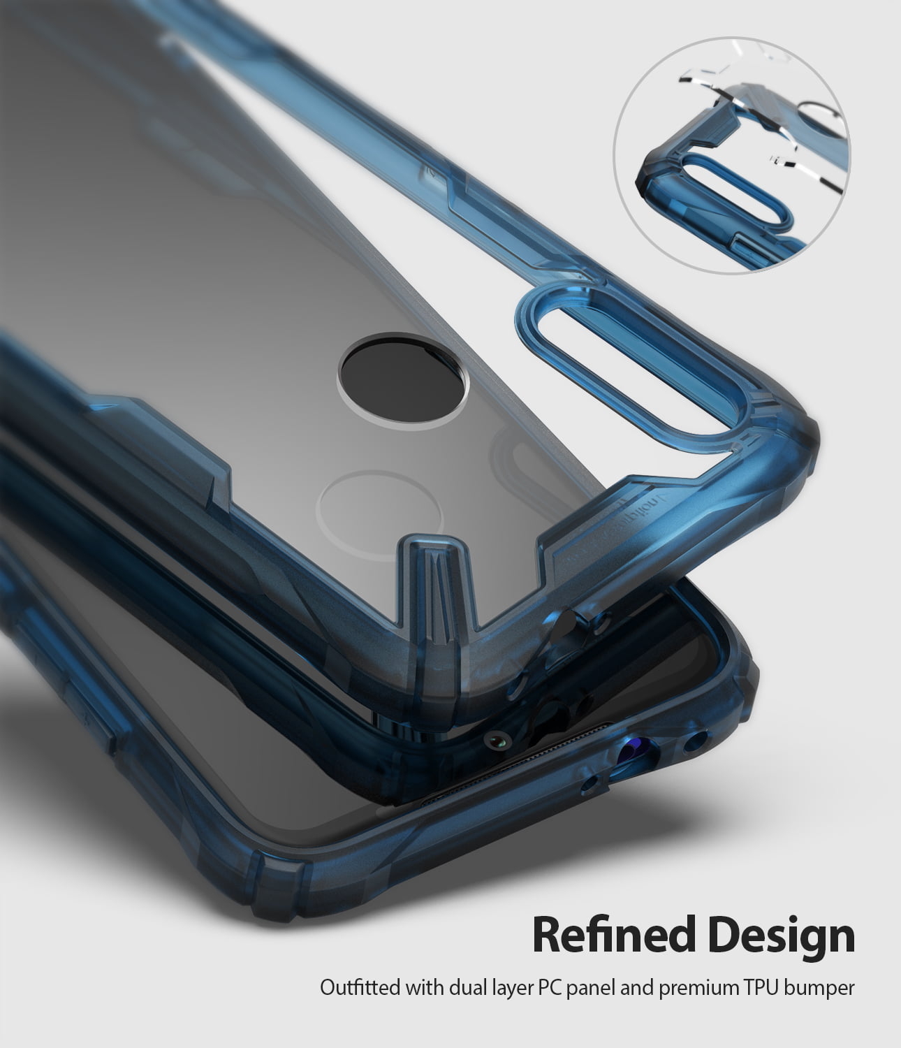  Abbeen Xiaomi Redmi Note 7 Funda y 2-Pack Protector de Pantalla  de Vidrio Templado, [Ultra-delgado] [Anti-caídas] Elegante Híbrido PC Hard  Case para Xiaomi Redmi Note 7 : Celulares y Accesorios