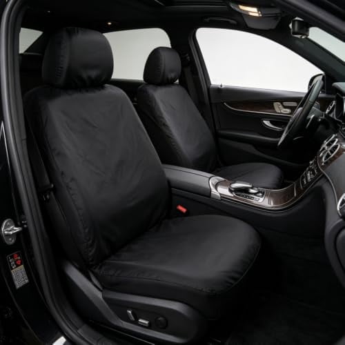 Seat Covers,Car Seat Cover Protector,Universal Front Seat Cover Protector, Waterproof Car Seat Cover, Black, Pack of 1