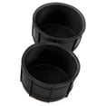 thumbnail image 2 of Red Hound Auto 2 Front Seat Floor Console Front Lower Cup Holder Inserts 2001-2006 Compatible with Chevrolet Silverado Liners Crew Cab Replacement, 2 of 5