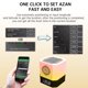 thumbnail image 5 of Quran Cube Pro: Altavoz Inalámbrico Bluetooth 6 en 1 con Control por Aplicación, Luz Nocturna, Reloj Despertador, Reproductor MP3 - Más de 18 Recitadores y Traducción en Varios Idiomas, Regalo Islámi, 5 of 8