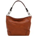 thumbnail image 2 of Bolso de hombro Hobo ALYSSA Camel con herrajes Big Snap Hook, 2 of 7