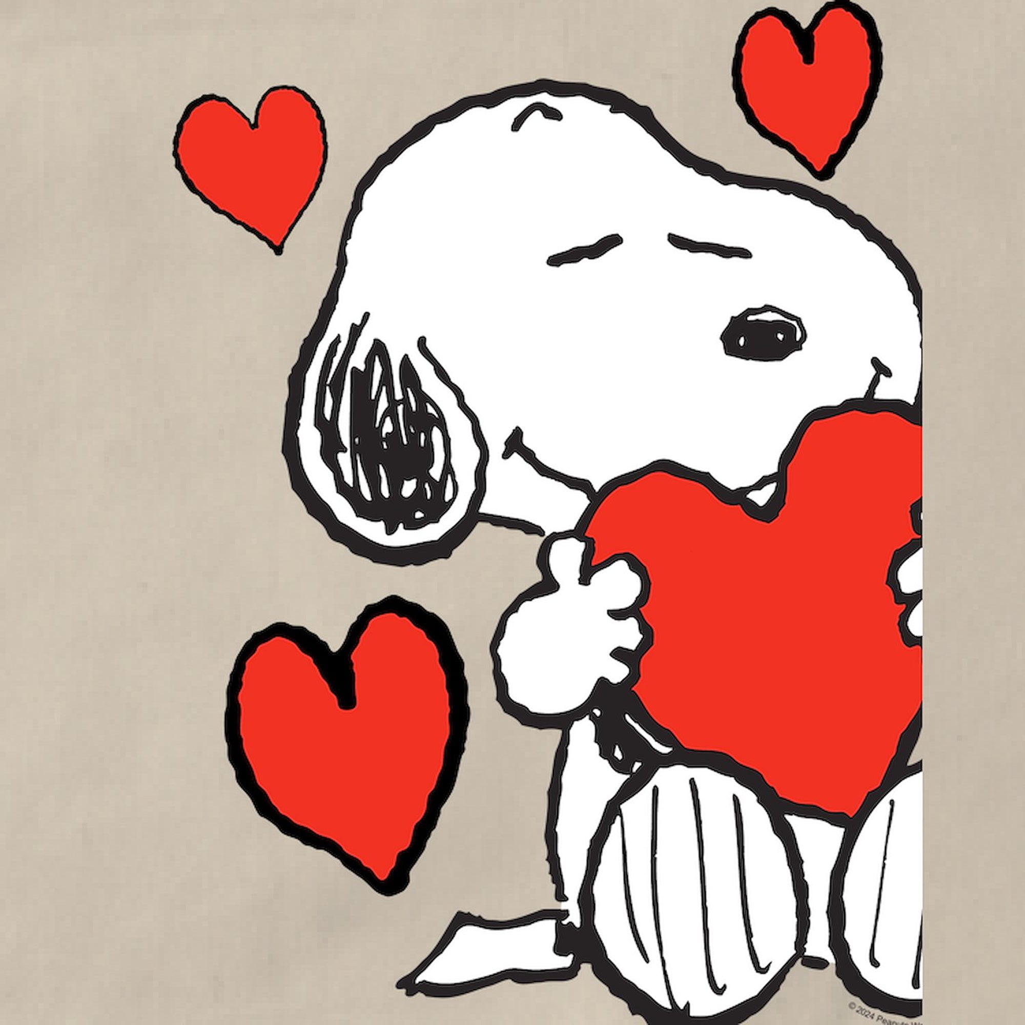CafePress - Snoopy Hearts - Kitchen Apron with Pockets, Grilling Apron, Baking Apron