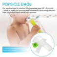 thumbnail image 4 of Disposable Popsicle Bags 120Pcs Freezer Tubes, Ice Bags with Funnel, 4 of 5