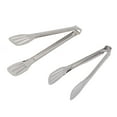 thumbnail image 3 of 9 Inch and 11 Inch Stainless Steel Food Tongs Set Kitchen Tongs Set Three Line Bread Tongs Set for Buffet BBQ Party, 3 of 16