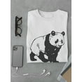thumbnail image 3 of Cool & Cute Panda Sketch T-Shirt Men -Image by Shutterstock, Male XX-Large, 3 of 4