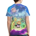 thumbnail image 2 of The Legend of Zelda Game Teen T-Shirt Crewneck Short Sleeve Double-Sided Print Summer Tee Shirts Top For Youth Boys Girls Children X-Large, 2 of 7